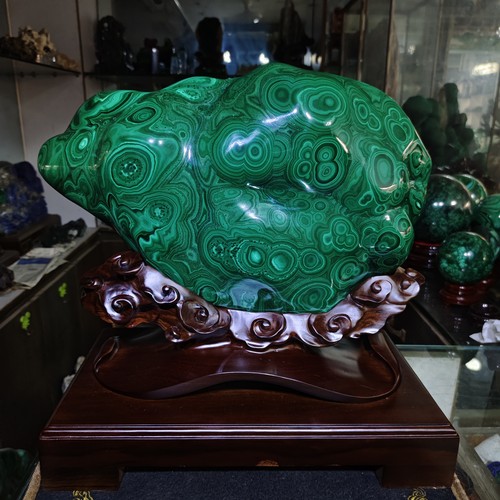 5lb natural malachite - 41.5lb,